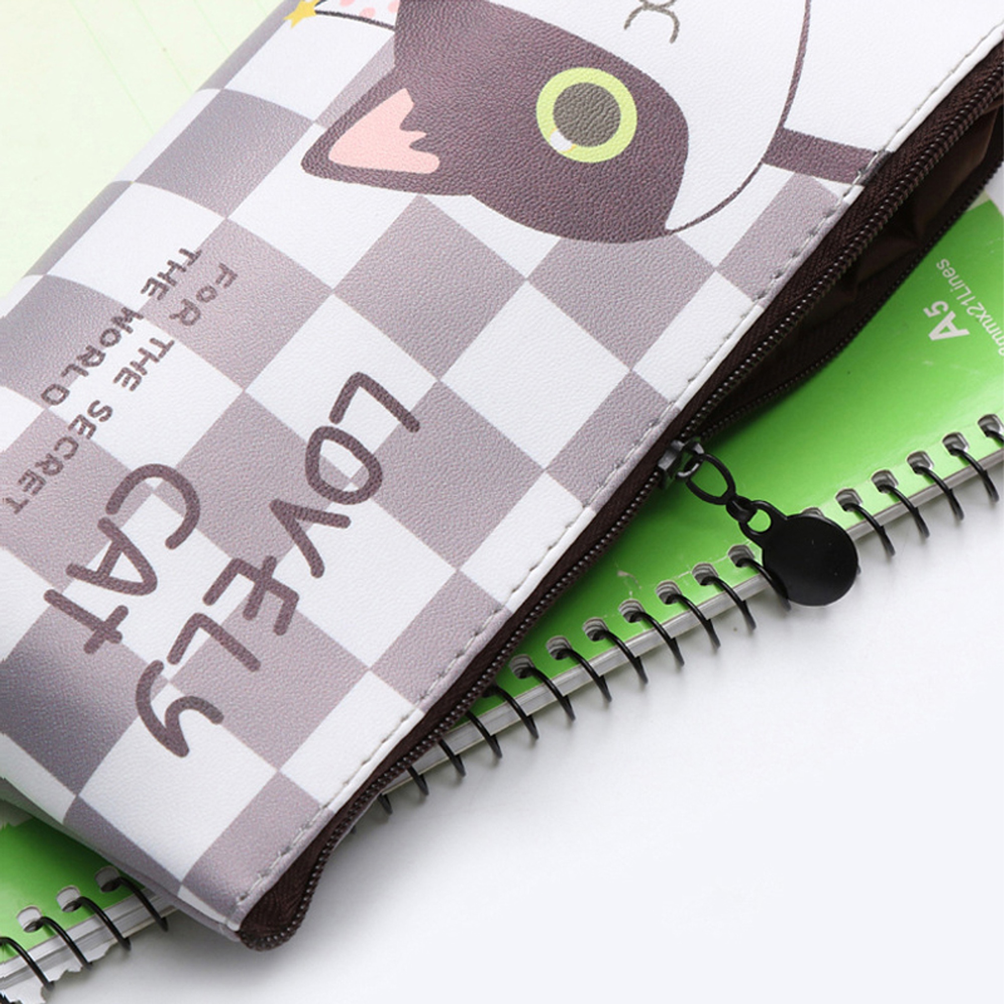 Kawaii Katze Bleistiftetui Mädchen – Silikon Mäppchen für Kinder