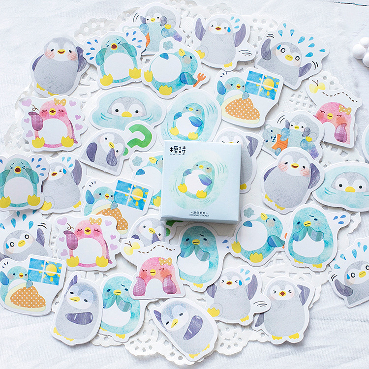 Kawaii Pinguine Sticker