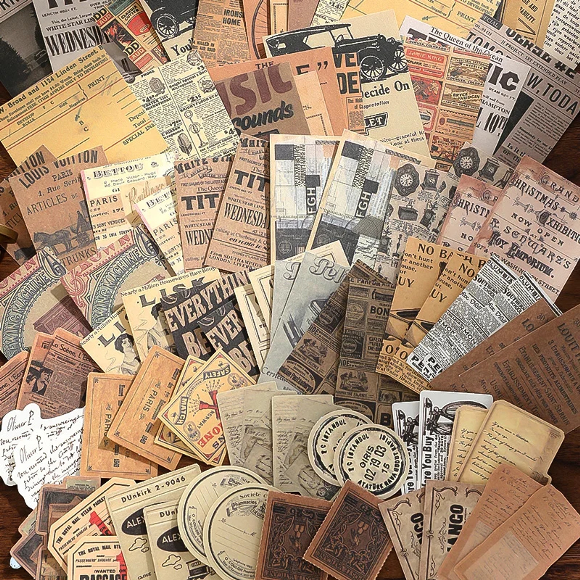 Scrapbooking Sticker Set – 100 Teile