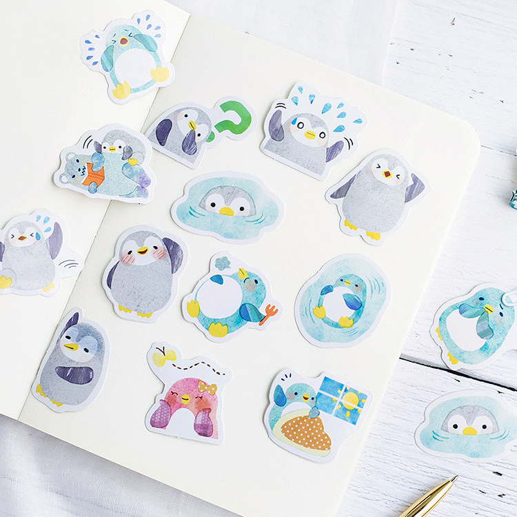 Kawaii Pinguine Sticker