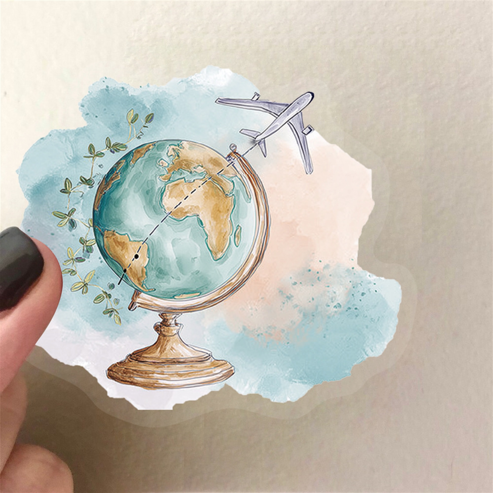 Reise Abenteuer Aufkleber Set – 50 Outdoor Cartoon Fahrzeug-Sticker aus PET/PVC