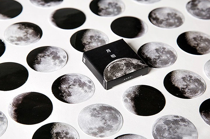 Mond- und Mondphasen Sticker