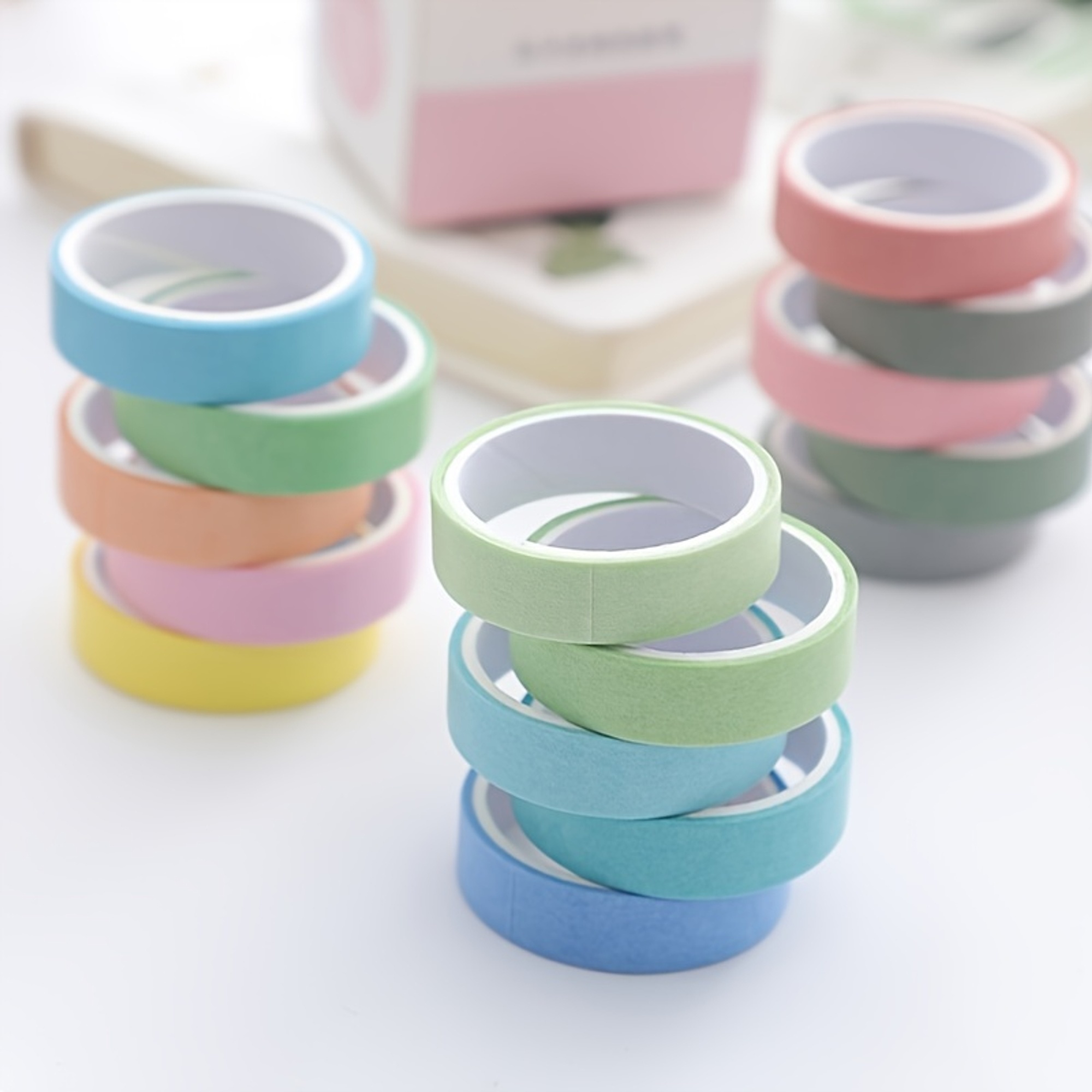 Washi Tape Set 5 Rollen – Papier Klebeband für kreatives Basteln