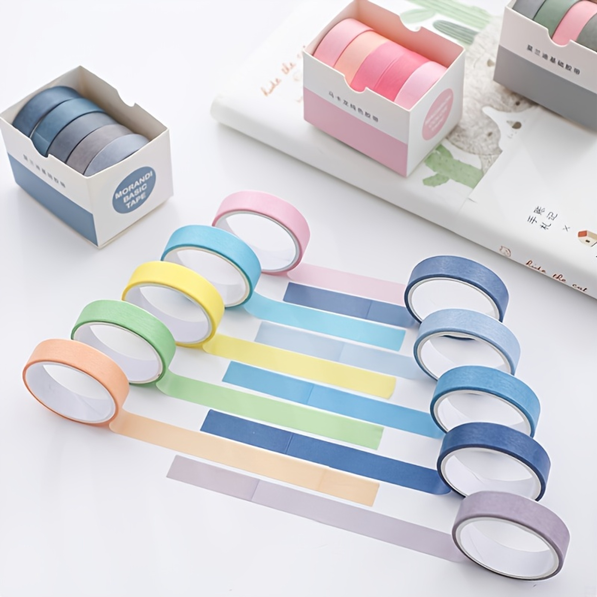 Washi Tape Set 5 Rollen – Papier Klebeband für kreatives Basteln