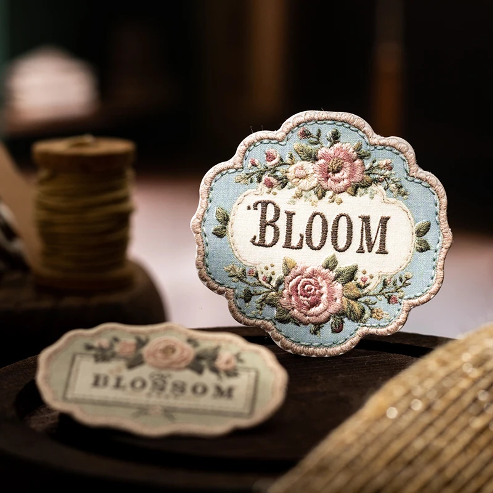 Scrapbooking Sticker Blumen 3D – 20-teiliges Retro Set mit Relief Design