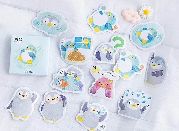 Kawaii Pinguine Sticker