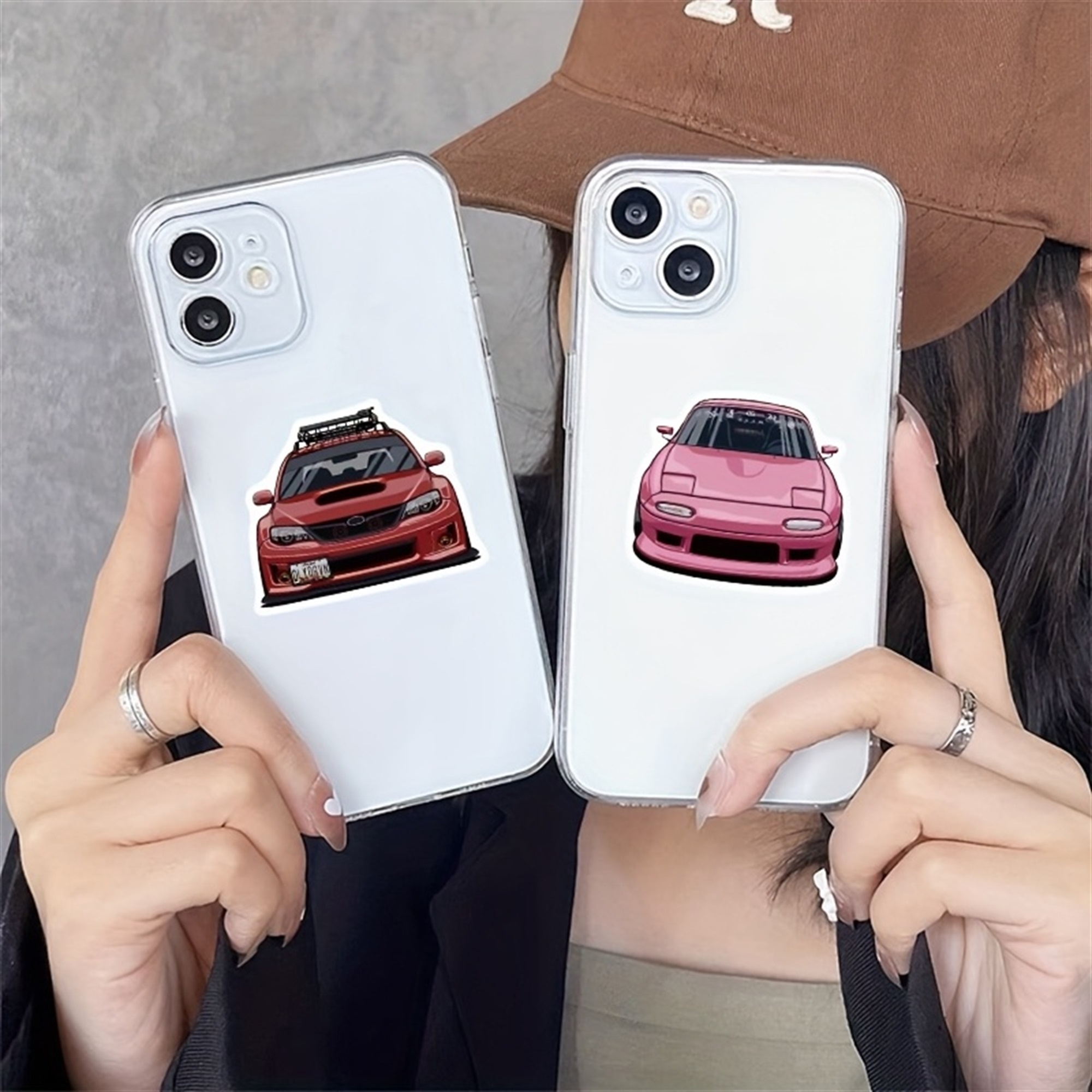 Retro Auto Sticker Set – 50 Cartoon Motive zum Dekorieren