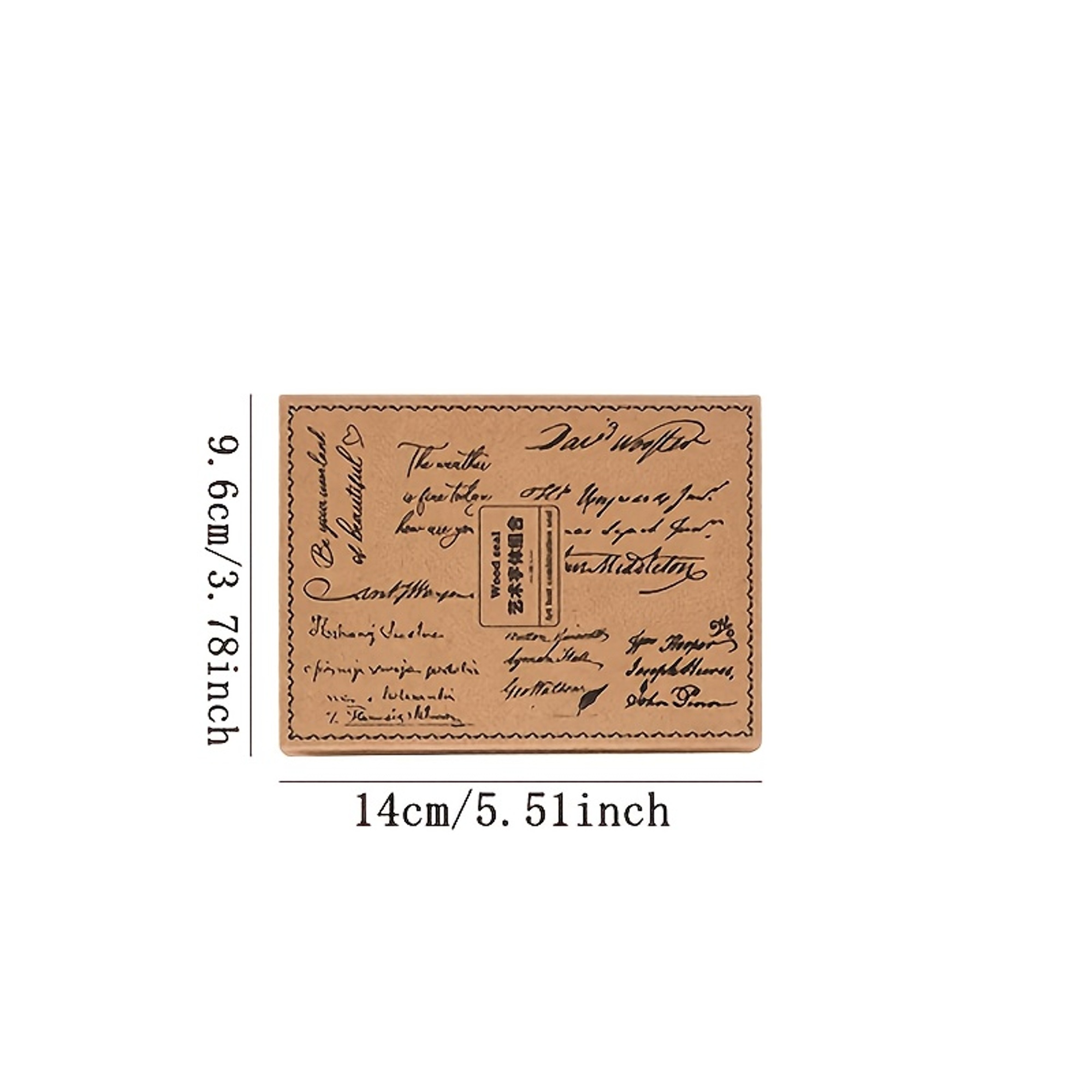 Holzstempel Set inspirierende Sprüche – 8-teilig mit Schreibschrift