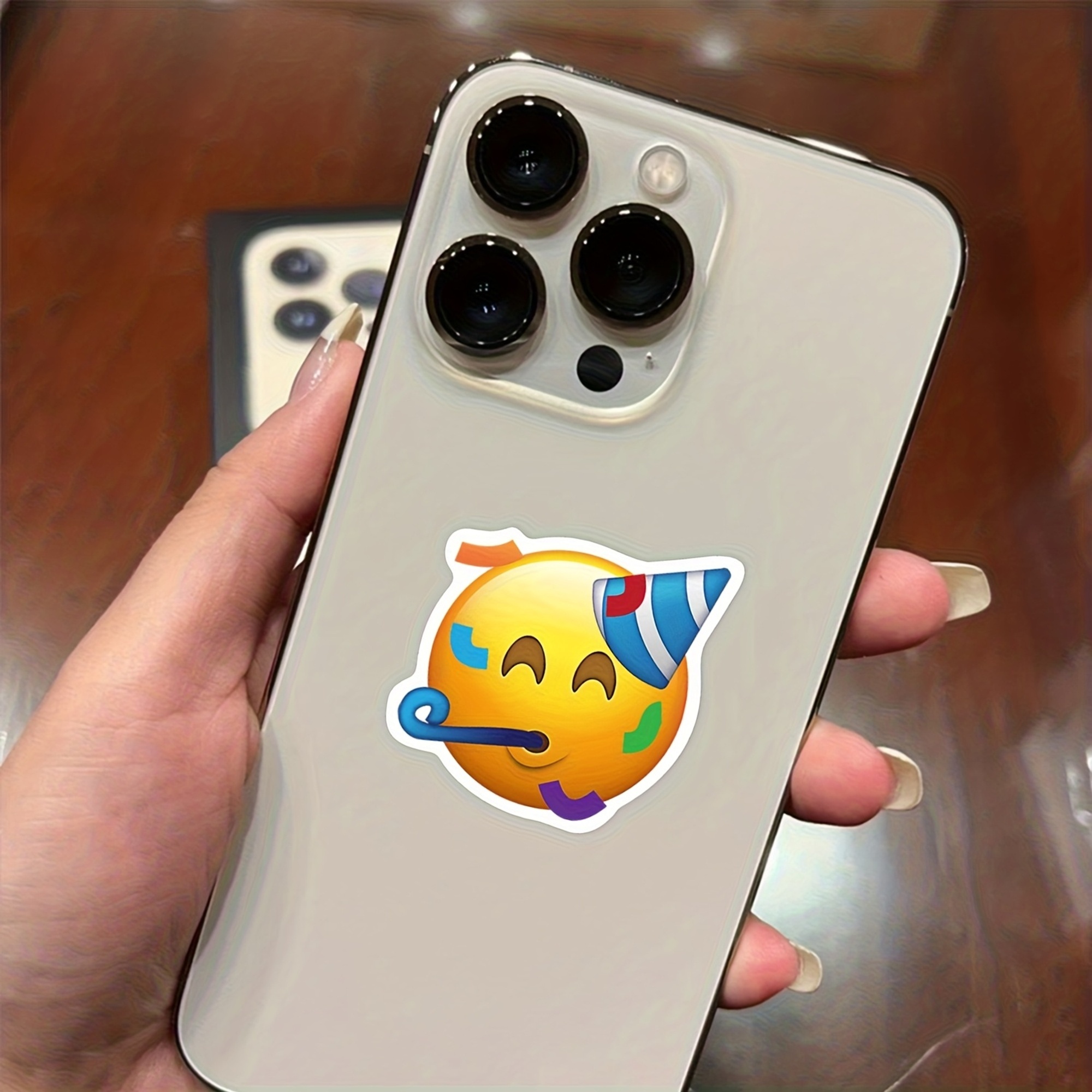 Emoji Sticker Set – 52 Matte Papieraufkleber mit lustigen Motiven