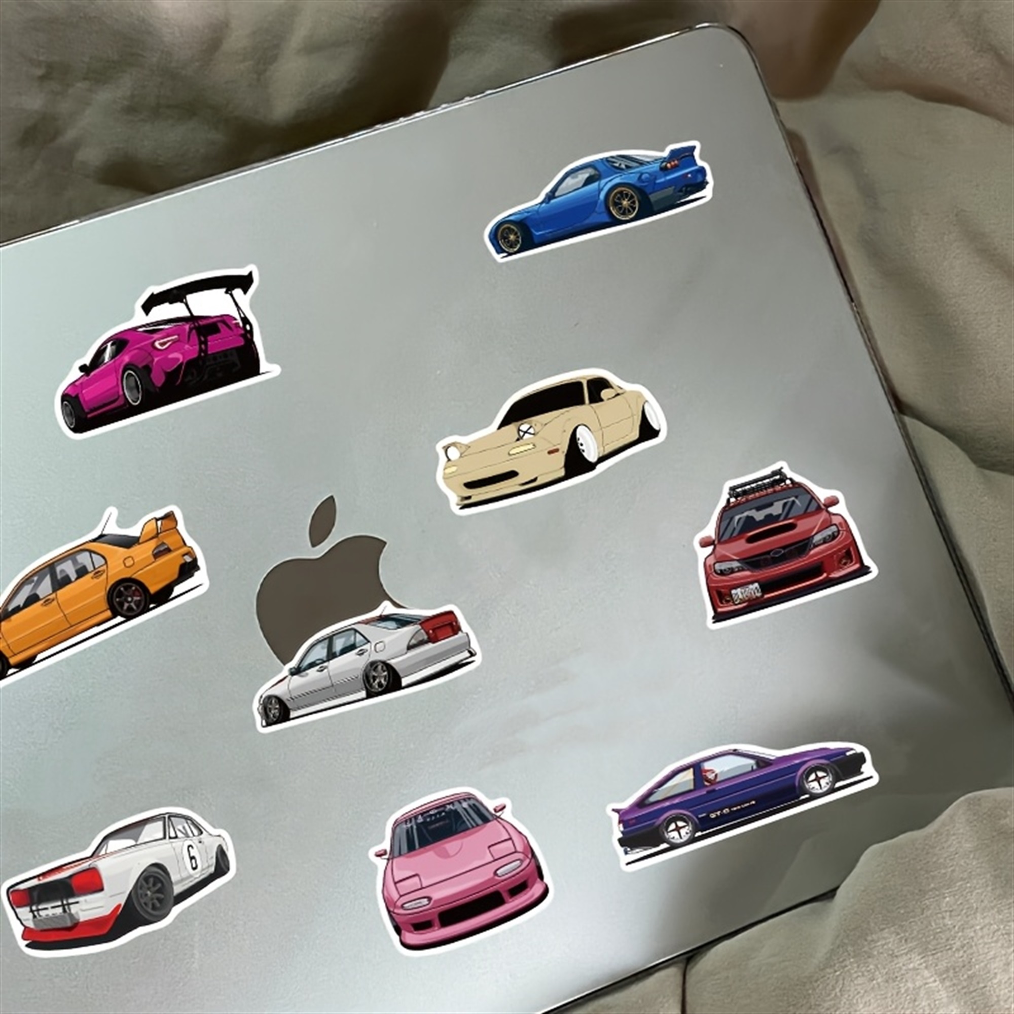 Retro Auto Sticker Set – 50 Cartoon Motive zum Dekorieren