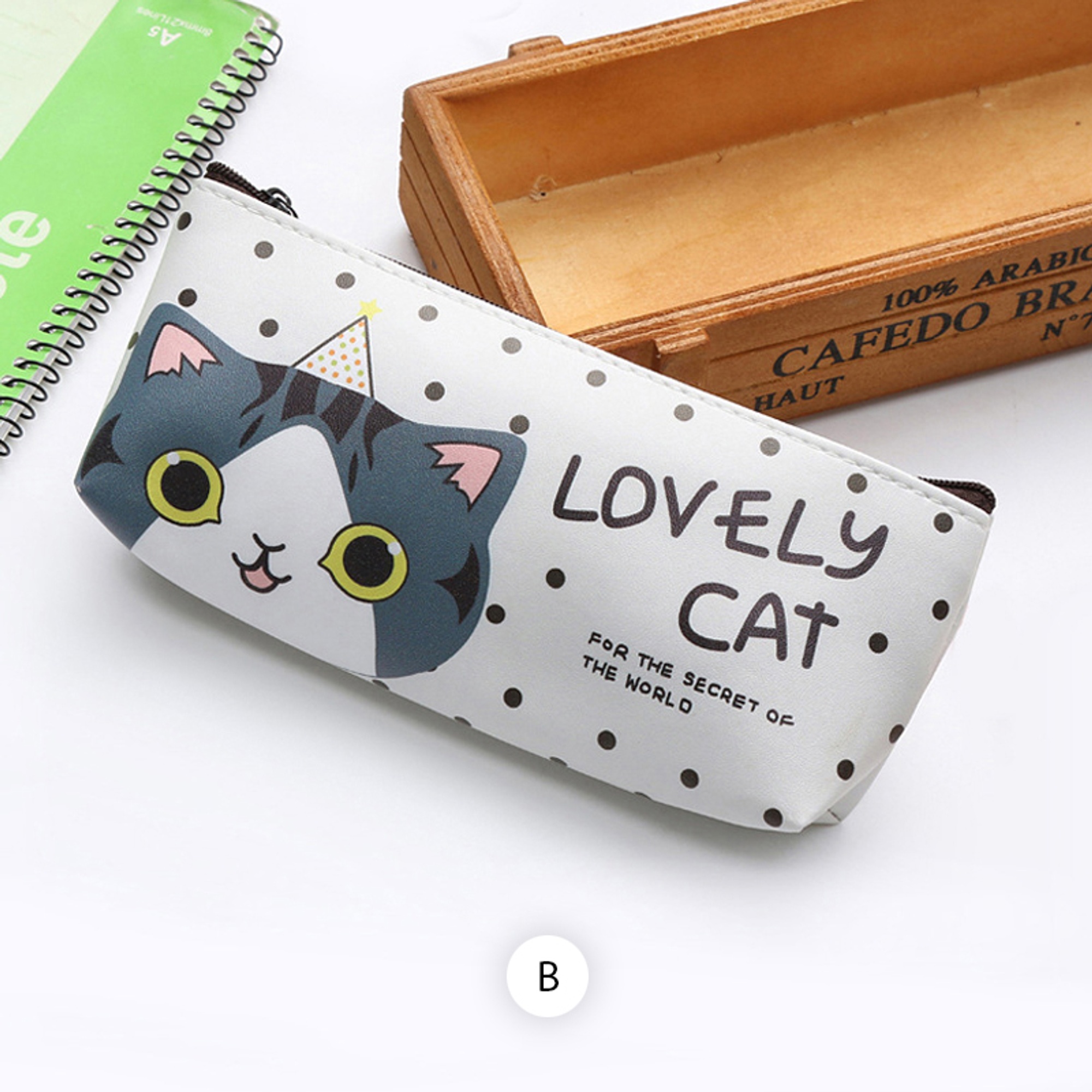 Kawaii Katze Bleistiftetui Mädchen – Silikon Mäppchen für Kinder
