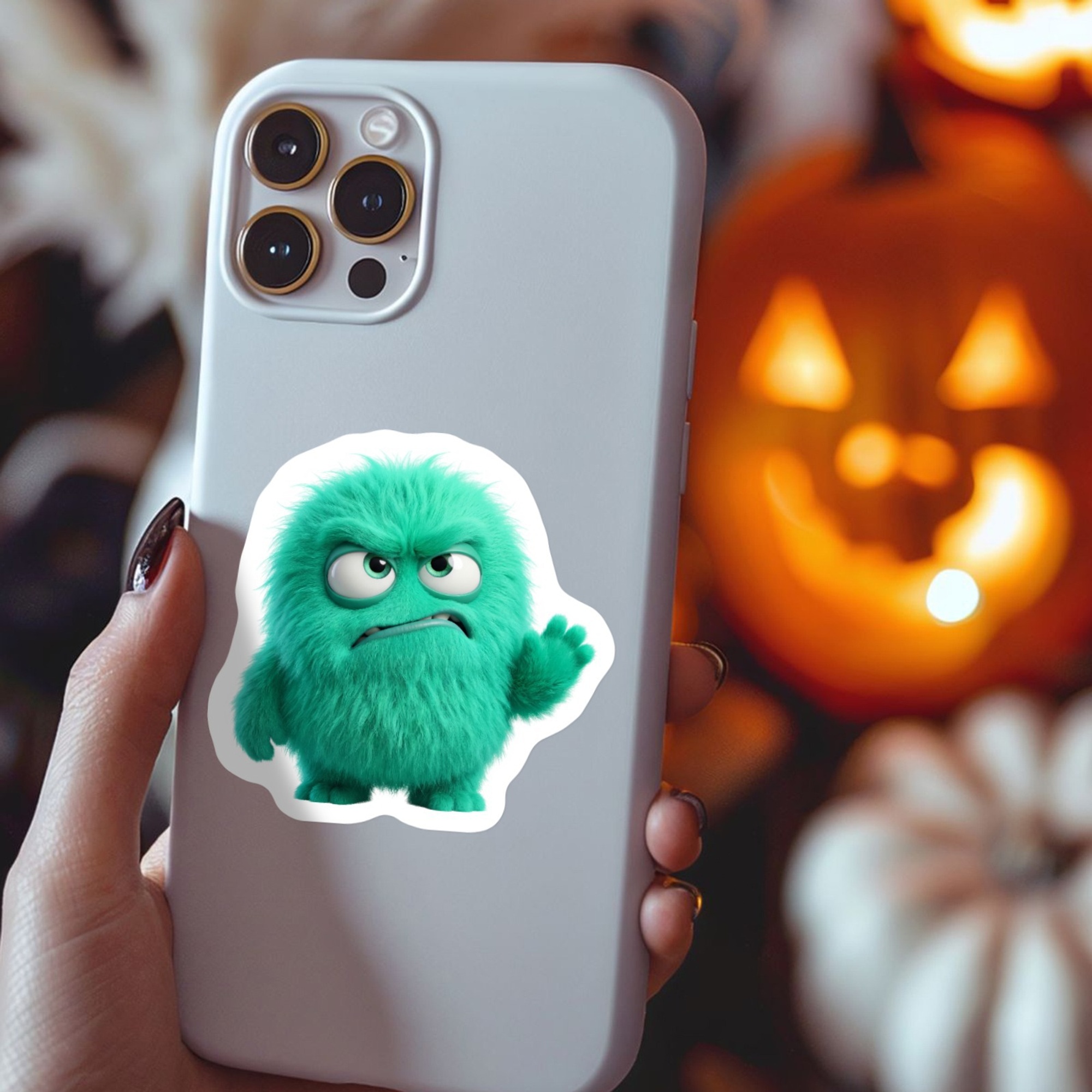 Bunte Monster Sticker Set – 50 Motive aus Papier für kreative Dekoration