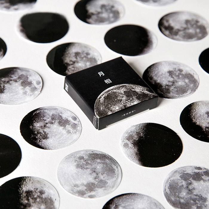 Mond- und Mondphasen Sticker