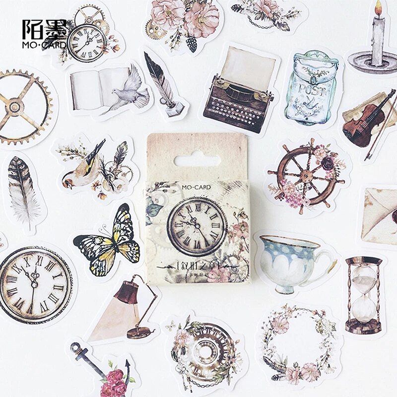Retro & Vintage Stickers – Stamps, Labels & Sets